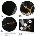 thumbnail image 3 of Designart Abstract Geode Black I Canvas Wall Art, 3 of 5