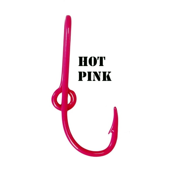 Eagle Claw Hat Hook Hot Pink Fish hook for Hat Pin Tie Clasp or Money Clip Cap Fish Hook