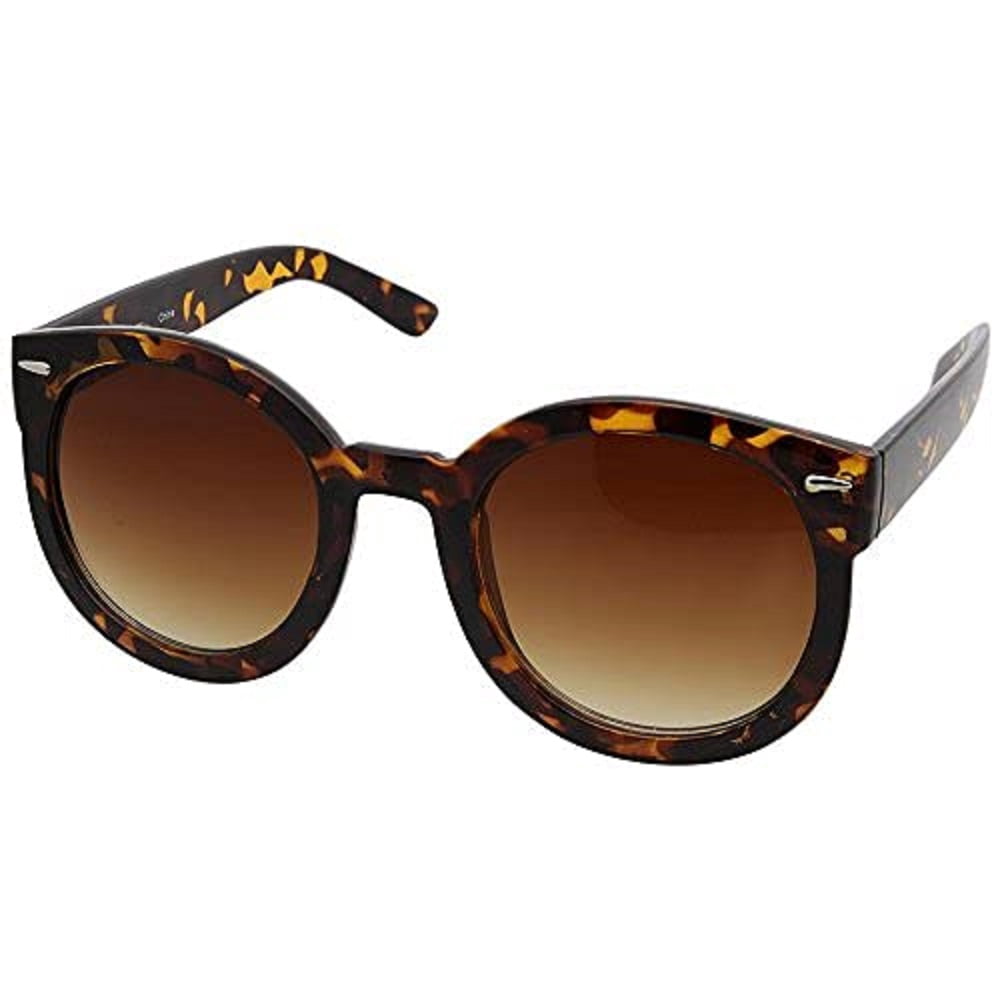 grinderPUNCH Female Oversized Polarized Round Adult Sunglasses Thick Glasses Frame for Women