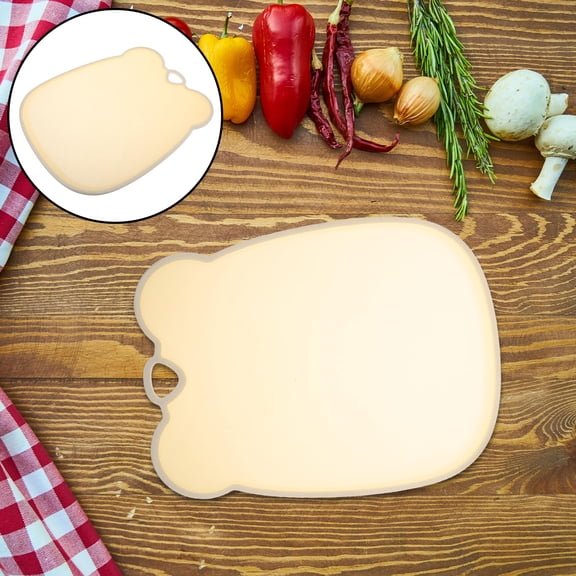 Nicehomfit Cutting Board Craft Cute Chopping Board Yellow for Kitchen Tasks 1Pcs