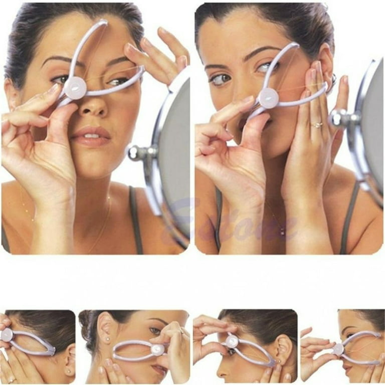 Remove Unwanted Facial Hair At Home Using Slique Threading Tool/Tweezers/Epilator