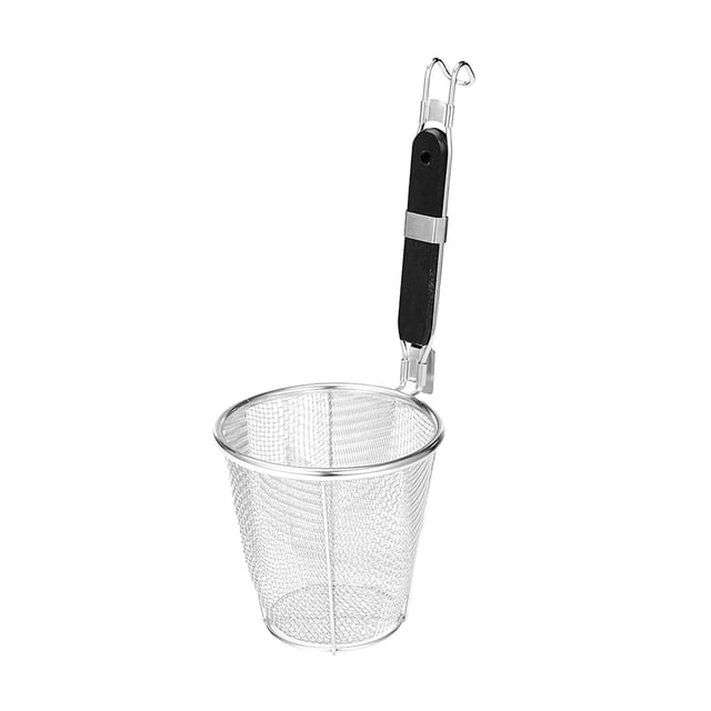 Guardoinrt Frying Basket Skimmer Kitchen Mesh Strainer Onion Rings Chicken Barbecue for 35x16cm