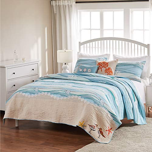 Greenland Home 5 Piece Maui Bonus Quilt Set, King