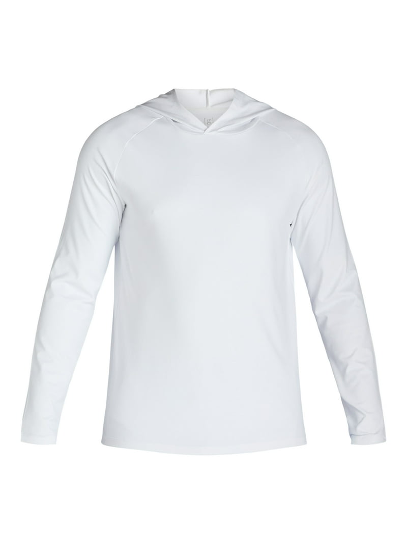 Chemise Soleil Homme George – Manches Longues, Capuche, UPF50+, Bleu Frêne, Taille L