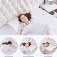 thumbnail image 6 of Cooling Shredded Memory Foam Pillow Standard Size Pack of 2 Adjustable Loft with Gel Beads and Breathable Tencel Cover, 6 of 6