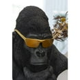 thumbnail image 2 of Hi-Line Gift Ltd. Gorilla Head with Golden Glasses, 2 of 6