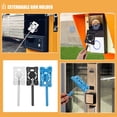 thumbnail image 3 of CIMAXIC 3pcs Parking Ticket Holder Extendable Rod Holder In Sleek Design For Toll, 3 of 8