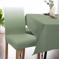 thumbnail image 5 of Sage Green Dining Chair Cover Set of 4,Stretch Chair Protectors Slipcover,Spandex Kitchen Chair Seat Back Cushion Slip Cover for Dining Room,Party,Hotel Abstract Gradient Minimalist Ombre Modern, 5 of 6