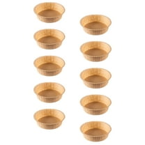 MLINS 10 Pcs Cake Paper Cup 6 Inch Pan Baking Pans Tins for