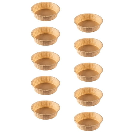 MLINS 10 Pcs Cake Paper Cup 6 Inch Pan Baking Pans Tins for