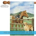 thumbnail image 5 of Toland Home Garden Pets Of A Pasture Horse Spring Flag Double Sided 28x40 Inch, 5 of 5