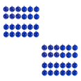 thumbnail image 2 of relayinert 24pcs/set Wide Application Wedding Party Home Decor Durable And Reliable blue 2Set, 2 of 6