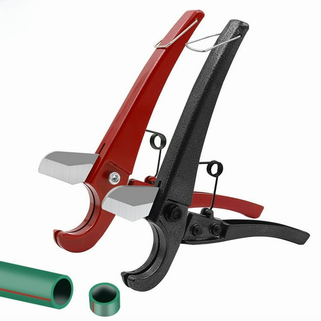 New Version 0-32mm PVC Pipe Cutter with Black Blade - Heavy-Duty Quick-Cutting Tool for PPR, Aluminum & Plastic Pipes - Efficient, Compact, and Easy-to-Use for Professionals & DIY Enthusiasts