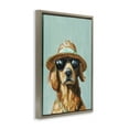 thumbnail image 4 of Stupell Industries Beach Ready Dog Animals & Insects Painting Brown Floater Framed Canvas Art Print Wall Art, 21 x 31, 4 of 10