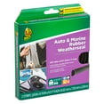 thumbnail image 4 of Duck Brand Auto & Marine Rubber Weatherstripping .31" x .38" x 17' Black, 4 of 11