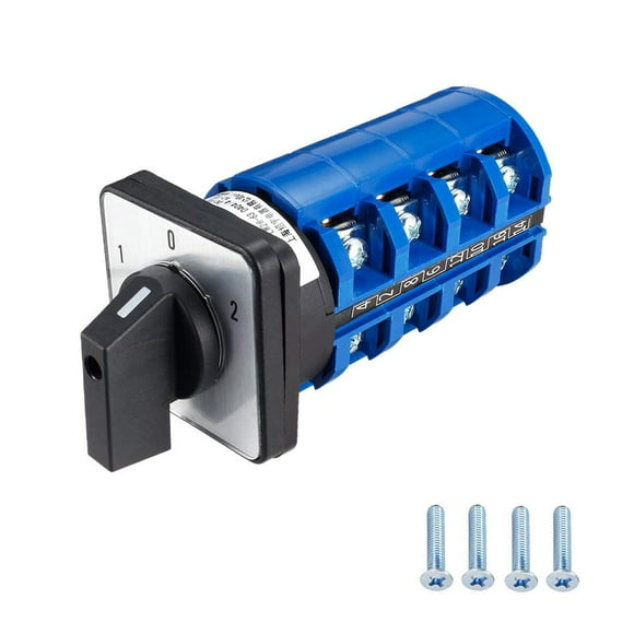 VictorsHome Changeover Switch LW28-63 3 Positions 16 Terminals Universal Rotary Cam Selector Latching Switches 690V 63A