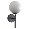 thumbnail image 5 of Briignite 1-Light Black Mid-Century Globe Modern Wall Sconce,Wall Light for Bedroom, Living Room,Study, 5 of 5