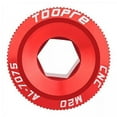 thumbnail image 1 of 3x Cubierta de Manivela de Bicicleta de Precisión, Perno de Bielas Tuercas de Perno de Fijación de Brazo de Tornillo de Aleación de Aluminio Ligero M2 3 piezas, 1 of 7