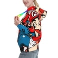 thumbnail image 4 of Saiise Mario Cg Women's Hoodies Long Sleeve Sweatshirts Drawstring Pullover Tops with Pocket Casual Loose-, 4 of 6