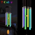 thumbnail image 2 of Gustave 8 Tubes Solar Wind Chimes Changing Colors, Waterproof LED Wind Chimes for Outside, Memorial Wind Chimes with Lights, Housewarming Gifts for Garden Patio Yard Home Decor, 2 of 11