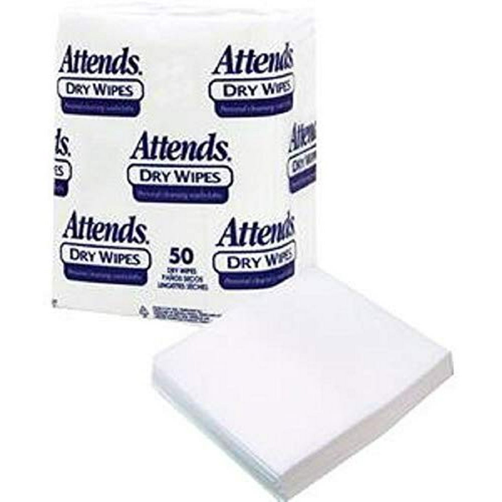 Attends Dry Wipes, 10 X 13, MediumPack/50( 482503 )