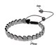 thumbnail image 1 of Pulsera magnética de piedra biliar negra, piedra energética para la salud, pulsera tejida retro, 1 of 4
