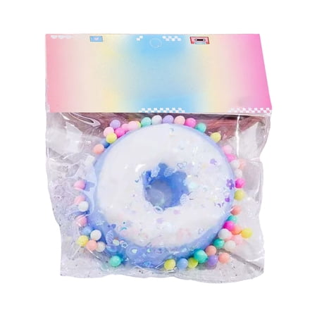 Donut Stress Squishing Ball – Artificial Donut Sensory Toys for Birthday Party Favors Photo Props & Display