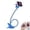 Blue, variant on 30IN Flexible Gooseneck Cell Phone Holder, Clip On Lazy Phone Stand, Adjustable Long Arm Mobile Bracket for Bedside Headboard Office Desk Mount