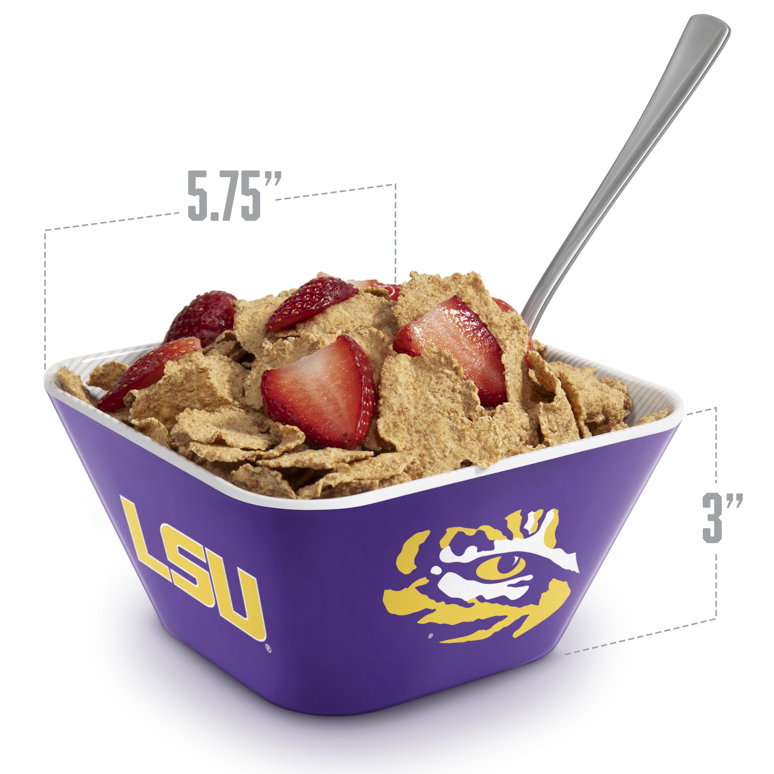YouTheFan NCAA LSU Tigers Small Snack Bowl