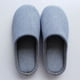thumbnail image 2 of EeaseMX Pantuflas de invierno a rayas azules para interior de casa, de algodón, para hombre (talla 44-45), 2 of 7