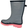 thumbnail image 3 of Women's Journee Collection Seattle Mid Calf Rain Boot Stripe Rubber 10 M, 3 of 5