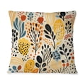 thumbnail image 3 of Designart "Boho Botanical Serenity in Beige and Yellow" Animal Print Printed Throw Pillow, 3 of 5