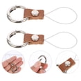 thumbnail image 5 of CIMAXIC Brown Alloy Phone Rope with Ring Design for Decor Preventing Loss and Damage 2 Pieces,2.76"X0.98"X0.2", 5 of 5