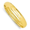 thumbnail image 4 of 14K Yellow Gold 7/16 High Polished Hinged Bangle Bracelet, 4 of 5