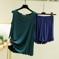 thumbnail image 2 of cfhntfmh 2 Piece Pajamas Set for Women Casual Sleepwear Soft Pj Sets Tank Top and Shorts Sleeveless Loungewear for Summer, 2 of 3