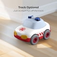thumbnail image 3 of HABA Toddler Rescue Car Toy with Momentum Motor - Kullerbu Ambulance Push and Go Cars for Kids 2+, Rescue Toy Cars for 2-6 Year Old Boys and Girls, 3 of 7