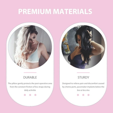 

NICEXMAS Bra Strap Pad Pacemaker Pillow Polyester Port Pillow Bra Belt Cushion Bra Strap Port Pad