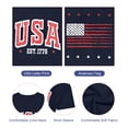 thumbnail image 6 of KimSoong USA Shirt American Flag Shirts Women Oversized 250 Years Patriotic T-Shirts Casual America Flag Print Tee Tops, 6 of 6