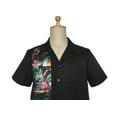 thumbnail image 4 of Vintage Flamingo Panel Design Collared Men Shirts, 4 of 6