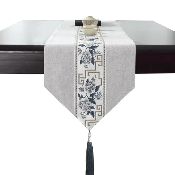 Camino de mesa Bandera de mesa de estilo chino Restaurante de estilo chino Mesa de centro Bandera de mesa Mantel de tira larga Mantel de té Cubierta Toalla Bandera de cama de hotel Toalla de cama