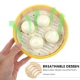 thumbnail image 3 of Bamboo Steamer Kitchen Food Steamer Steamer Basket with Lid Cooking Tool, 3 of 8