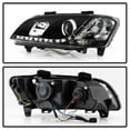 thumbnail image 2 of ( Spyder ) Pontiac G8 08-09 Projector Headlights-Drl-Black-High H1 (Included)-Lo, 2 of 8
