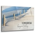 thumbnail image 2 of Epic Art 'Tomorrow Begins Today' by Lori Deiter Acrylic Glass Wall Art, 36"x24", 2 of 8