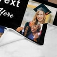 thumbnail image 5 of Customized Blanket with Picture Your Text Here 10 Photos Blankets Personalized Gifts for Adults Family Dad Mom Couples,Custom Photo Blanket Memorial Gifts for Christmas Birthday Blankets, 5 of 5
