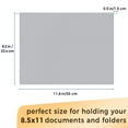 thumbnail image 6 of SUNEE 25 pack Grey Hanging File Folders with 1/5-cut Tabs, 6 of 7