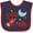 Navy and Red, variant on Inktastic I Love My Granny to the Moon and Back Boys or Girls Baby Bib