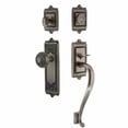 thumbnail image 2 of Grandeur 805901 Windsor Solid Brass Rose Keyed Entry Single Cylinder Sectional 'S' Grip, 2 of 5