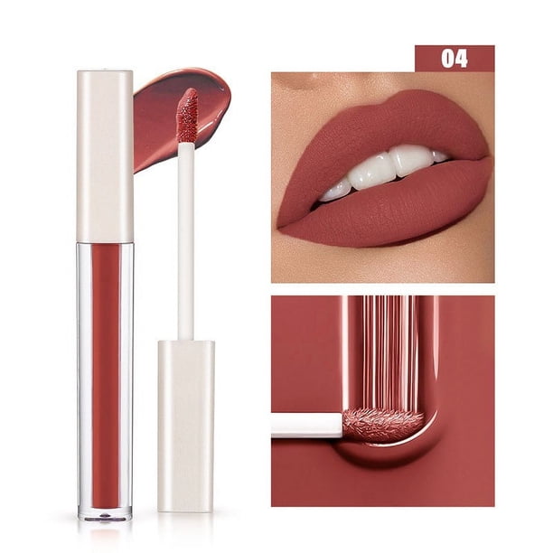 XWSHYW Lápiz Labial El Brillo de Labios de Terciopelo No Es Fácil de Sumergir El Lápiz Labial Líquido Cup Du Du Lip Gloss