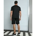 thumbnail image 6 of BUYJYA 3Pack Men's Workout Set Gym Clothes Active Shorts Shirt Set for Running Basketball Football and Daily Life,Size S-3XL, 6 of 7