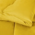 thumbnail image 4 of BNM Solid Comforter Down Alternative Bedding, Queen, Yellow, 4 of 8